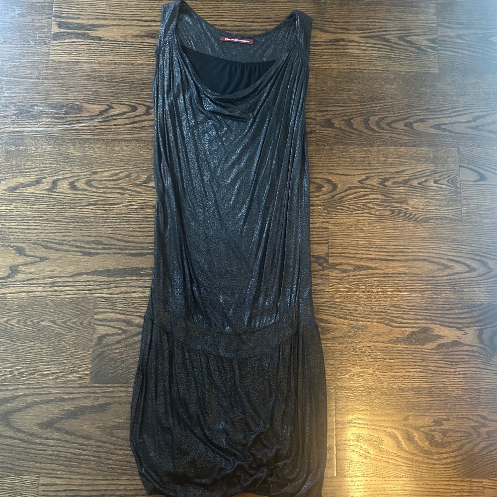 Comptoir des Cotonniers Black/ Glittery Dress, Size M